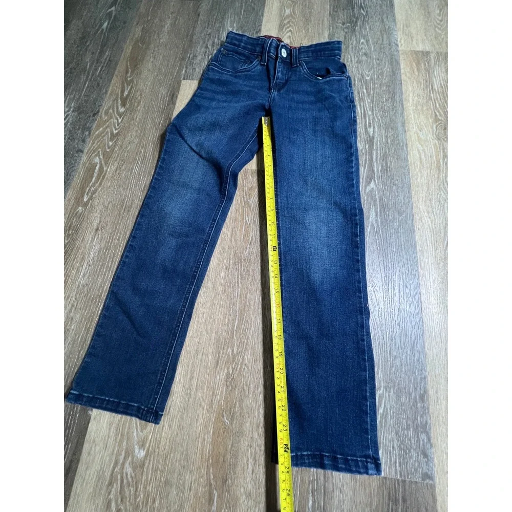 Levi 514 Straight Jeans‎ Kids Size 10 Reg Blue Excellent Adjustable Waist Denim